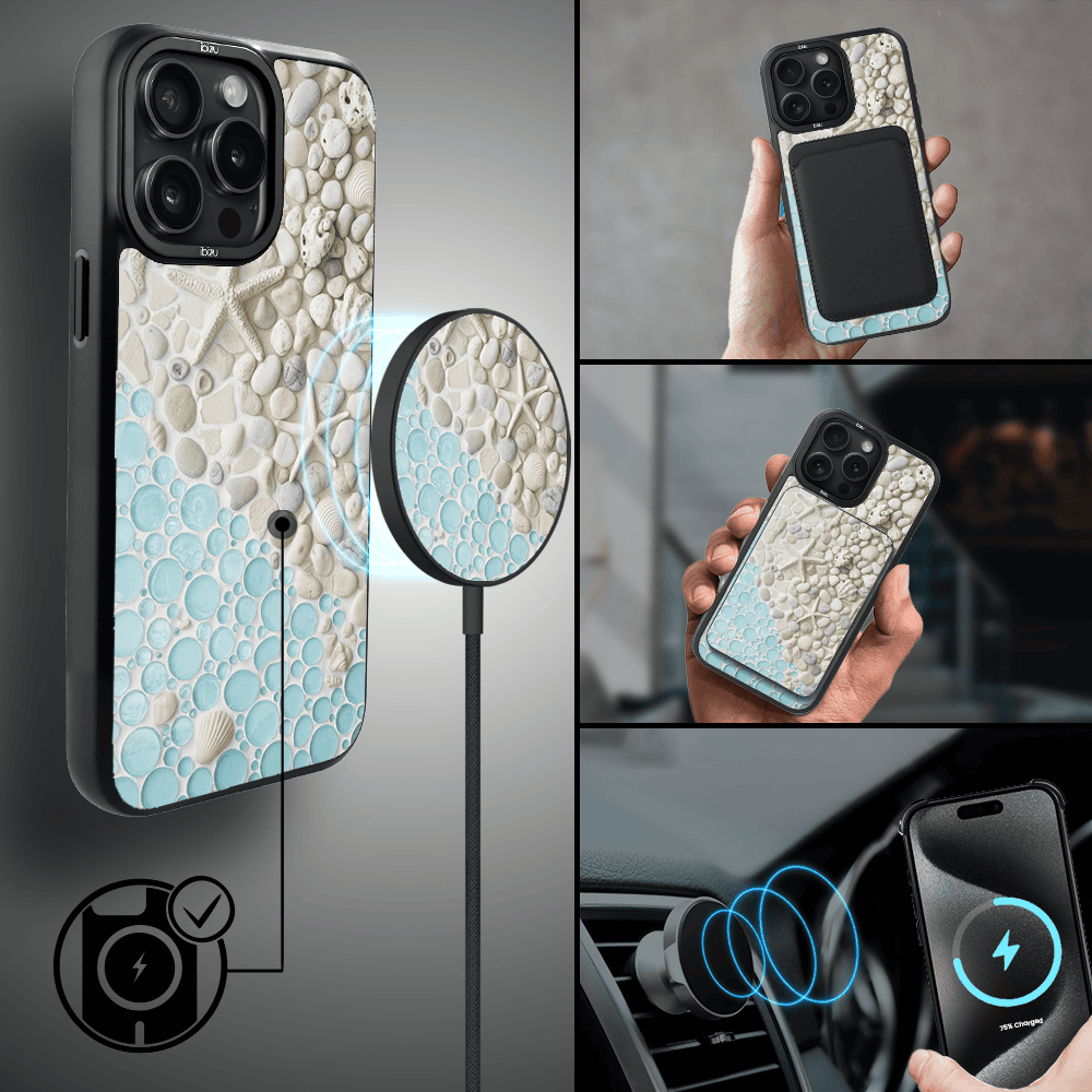 Etui do iPhone 15 Pro Max IBIZU DropGuard Matt z MagSafe, RIVIERA, Amalfi, Rajska Zatoczka (2)