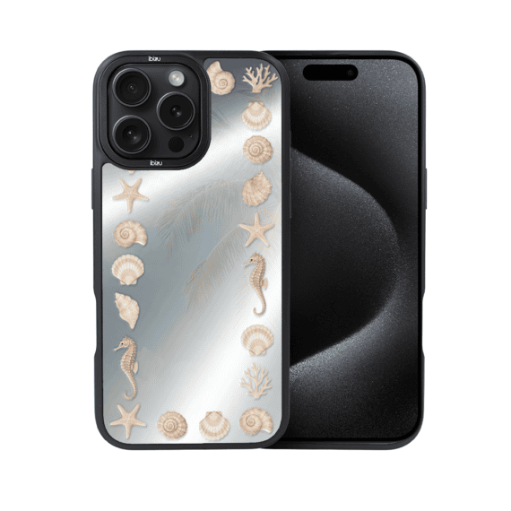 Etui do iPhone 15 Pro Max IBIZU DropGuard Matt z MagSafe, RIVIERA, Reflect, Muszelkowe lustro (4)