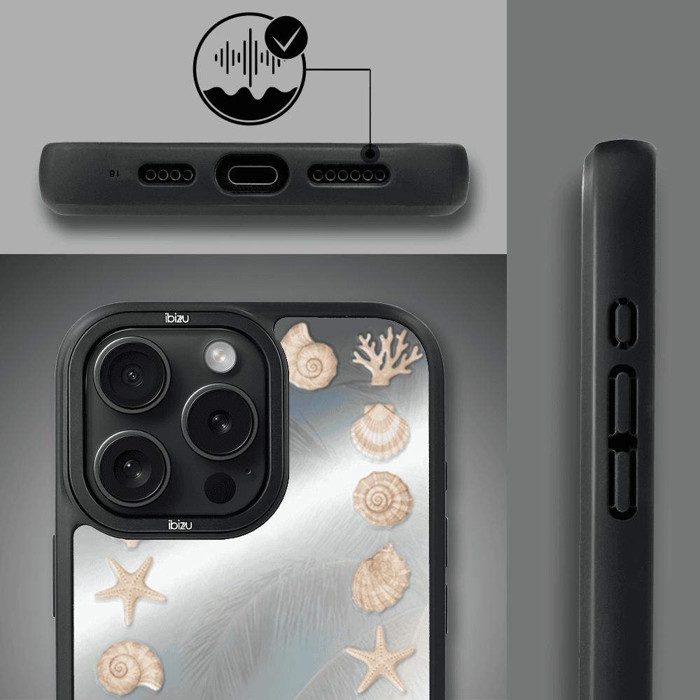 Etui do iPhone 15 Pro Max IBIZU DropGuard Matt z MagSafe, RIVIERA, Reflect, Muszelkowe lustro (8)