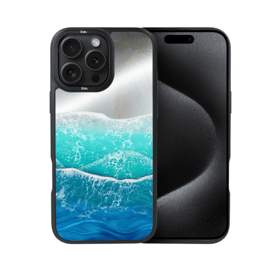 Etui do iPhone 15 Pro Max IBIZU DropGuard Matt z MagSafe, RIVIERA, Reflect, Szafirowy ocean (1)