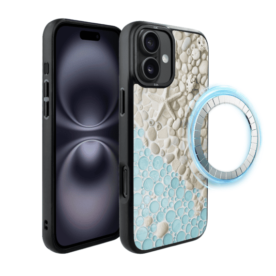 Etui do iPhone 16 IBIZU DropGuard Matt z MagSafe, RIVIERA, Amalfi, Rajska Zatoczka (7)