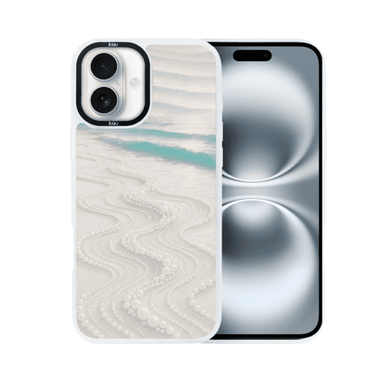 Etui do iPhone 16 Plus IBIZU DropGuard Matt z MagSafe, RIVIERA, Amalfi, Koralowa Plaża (1)