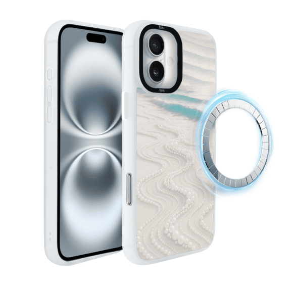 Etui do iPhone 16 Plus IBIZU DropGuard Matt z MagSafe, RIVIERA, Amalfi, Koralowa Plaża (2)
