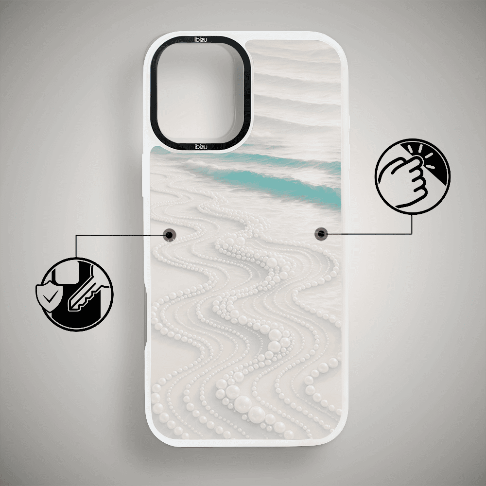 Etui do iPhone 16 Plus IBIZU DropGuard Matt z MagSafe, RIVIERA, Amalfi, Koralowa Plaża (3)