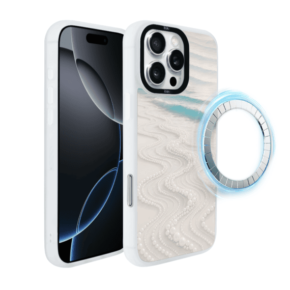 Etui do iPhone 16 Pro Max IBIZU DropGuard Matt z MagSafe, RIVIERA, Amalfi, Koralowa Plaża (1)
