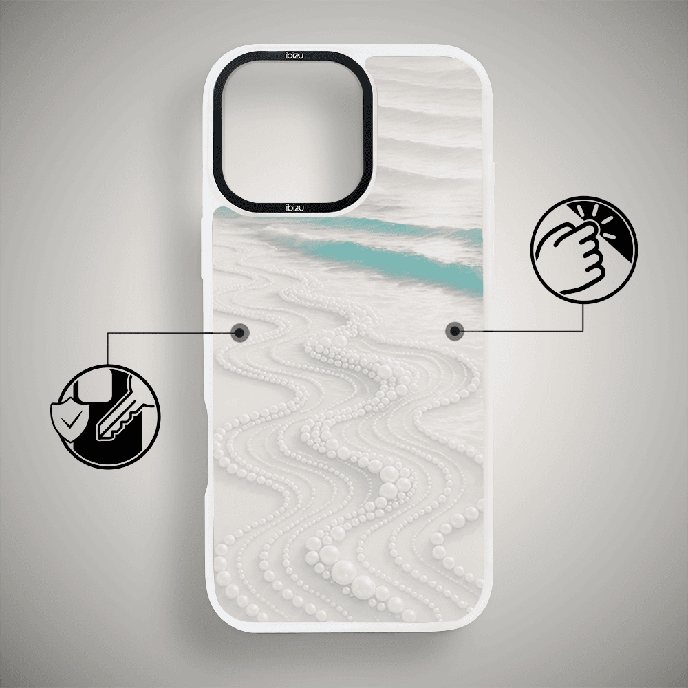 Etui do iPhone 16 Pro Max IBIZU DropGuard Matt z MagSafe, RIVIERA, Amalfi, Koralowa Plaża (2)