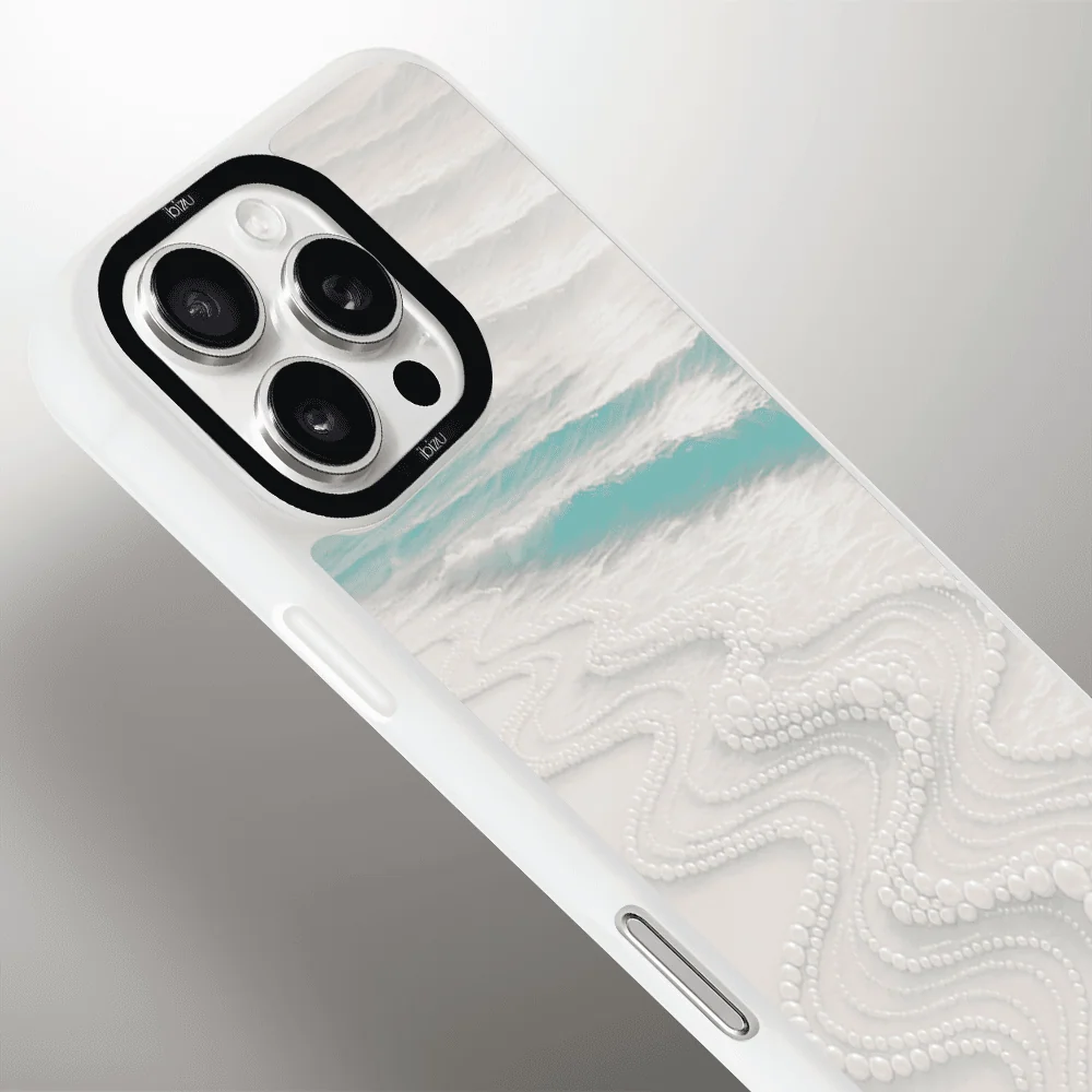 Etui do iPhone 16 Pro Max IBIZU DropGuard Matt z MagSafe, RIVIERA, Amalfi, Koralowa Plaża (6)