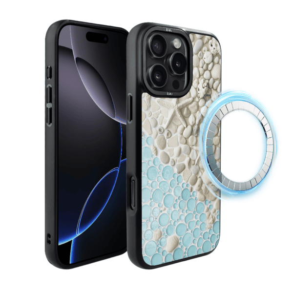 Etui do iPhone 16 Pro IBIZU DropGuard Matt z MagSafe, RIVIERA, Amalfi, Rajska Zatoczka