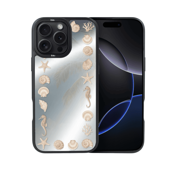 Etui do iPhone 16 Pro Max IBIZU DropGuard Matt z MagSafe, RIVIERA, Reflect, Muszelkowe lustro (5)