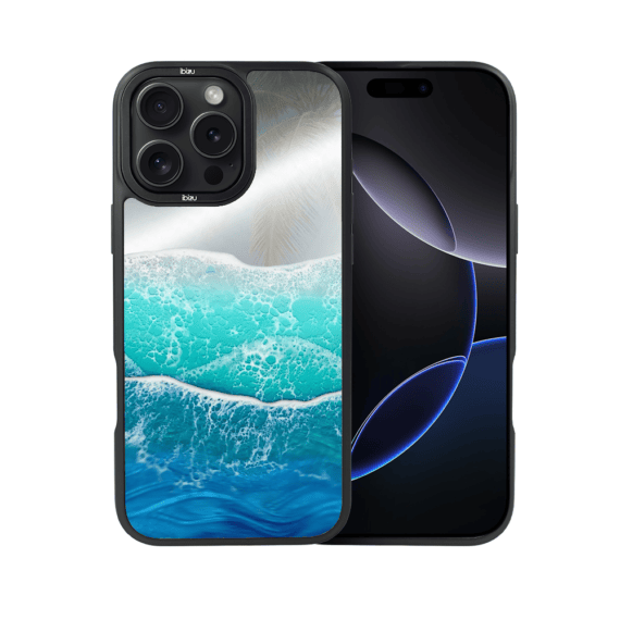 Etui do iPhone 16 Pro Max IBIZU DropGuard Matt z MagSafe, RIVIERA, Reflect, Szafirowy ocean (1)