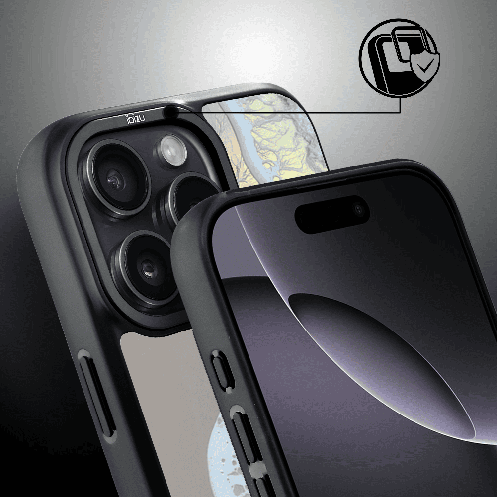 Etui do iPhone 16 Pro Max IBIZU DropGuard Matt z MagSafe, RIVIERA, Reflect, Złote wybrzeże (8)