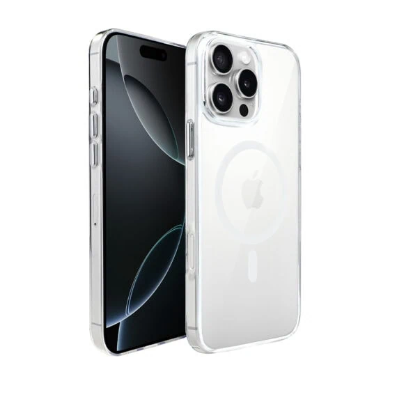 Etui do iPhone 16 Pro Prisma Slim z MagSafe, cienkie z twardym tyłem, przeźroczyste (2)