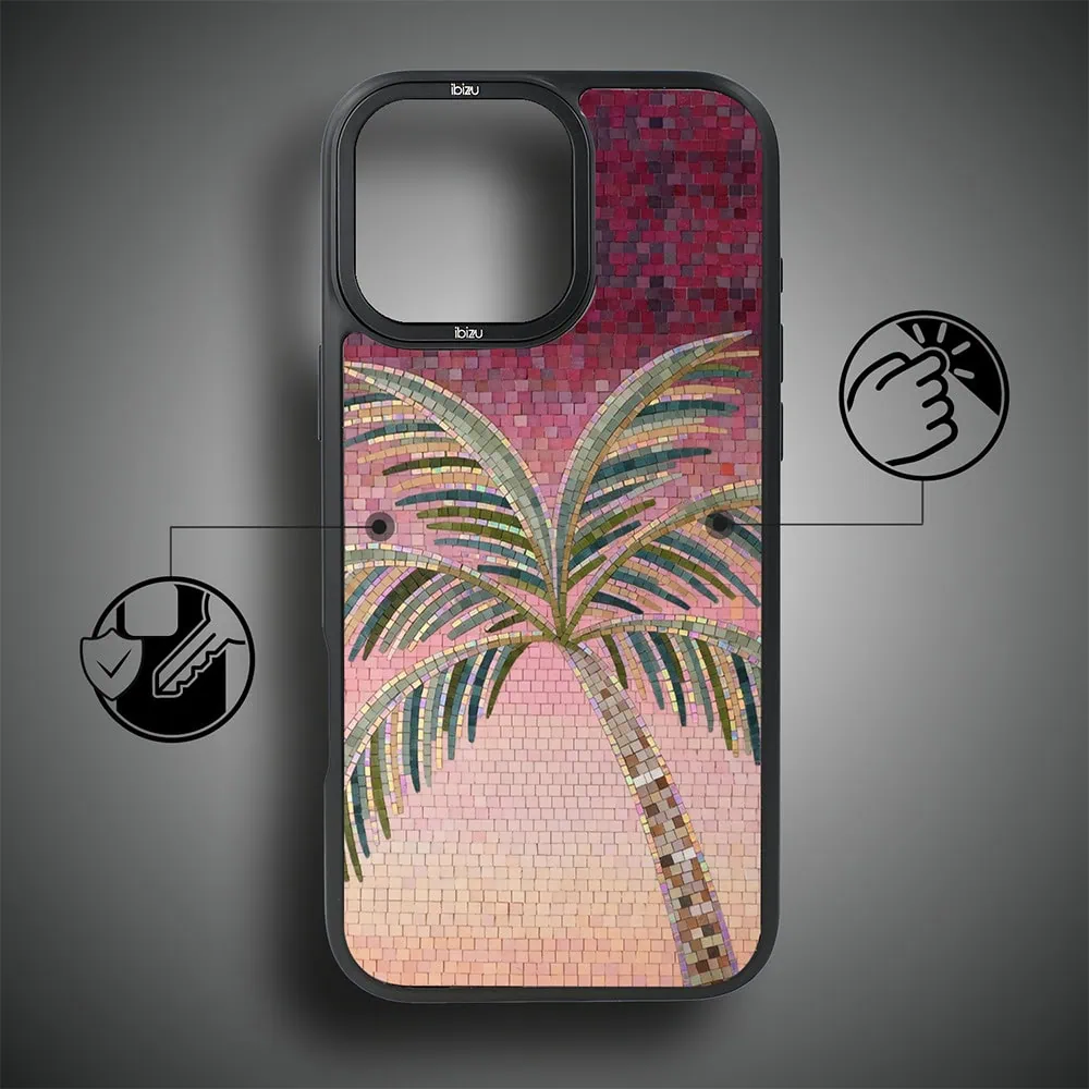 Etui do iPhone 17 IBIZU DropGuard Matt z MagSafe, RIVIERA, Modern Classics, Kalabryjska Palma (1)