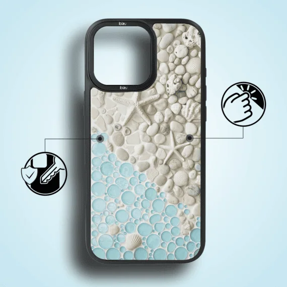 Etui do iPhone 17 IBIZU DropGuard Matt z MagSafe, RIVIERA, Moderns Classics, Rajska Zatoczka (5)