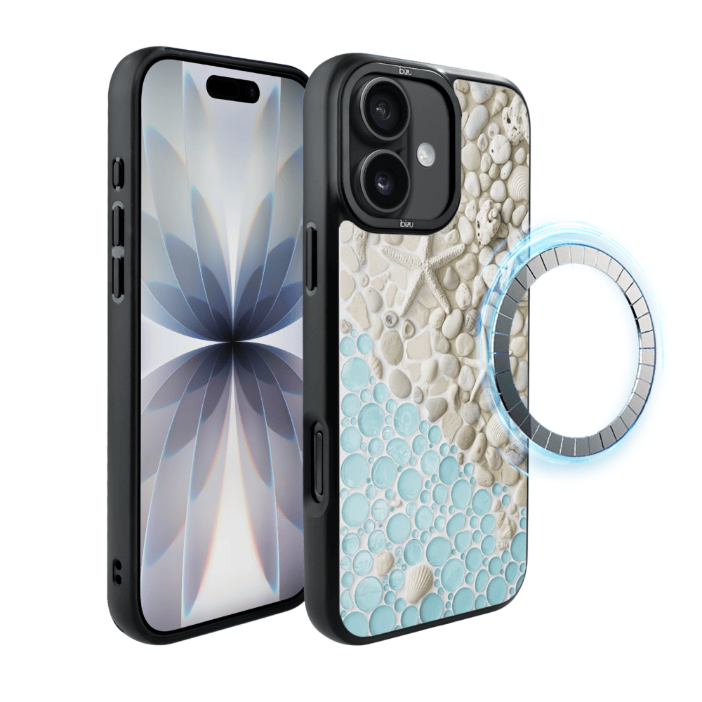 Etui do iPhone 17 IBIZU DropGuard Matt z MagSafe, RIVIERA, Moderns Classics, Rajska Zatoczka (6)