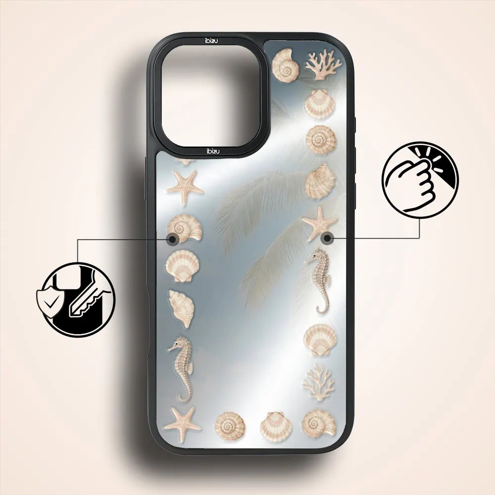 Etui do iPhone 17 IBIZU DropGuard Matt z MagSafe, RIVIERA, Reflect, Muszelkowe lustro (6)
