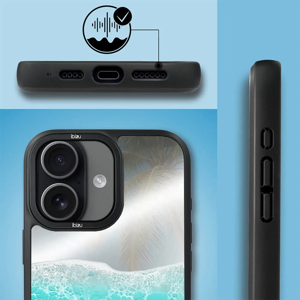 Etui do iPhone 17 IBIZU DropGuard Matt z MagSafe, RIVIERA, Reflect, Szafirowy ocean (7)