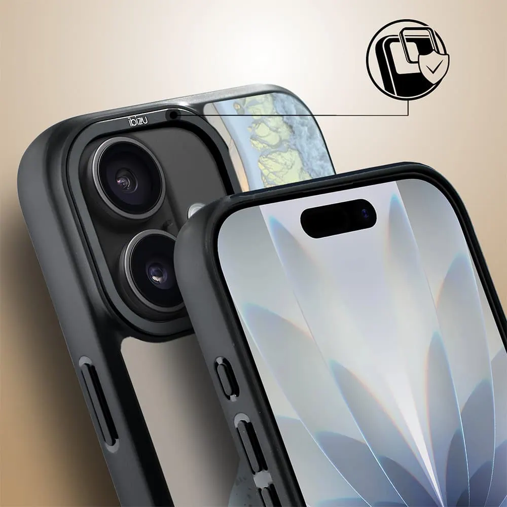 Etui do iPhone 17 IBIZU DropGuard Matt z MagSafe, RIVIERA, Reflect, Złote wybrzeże (5)