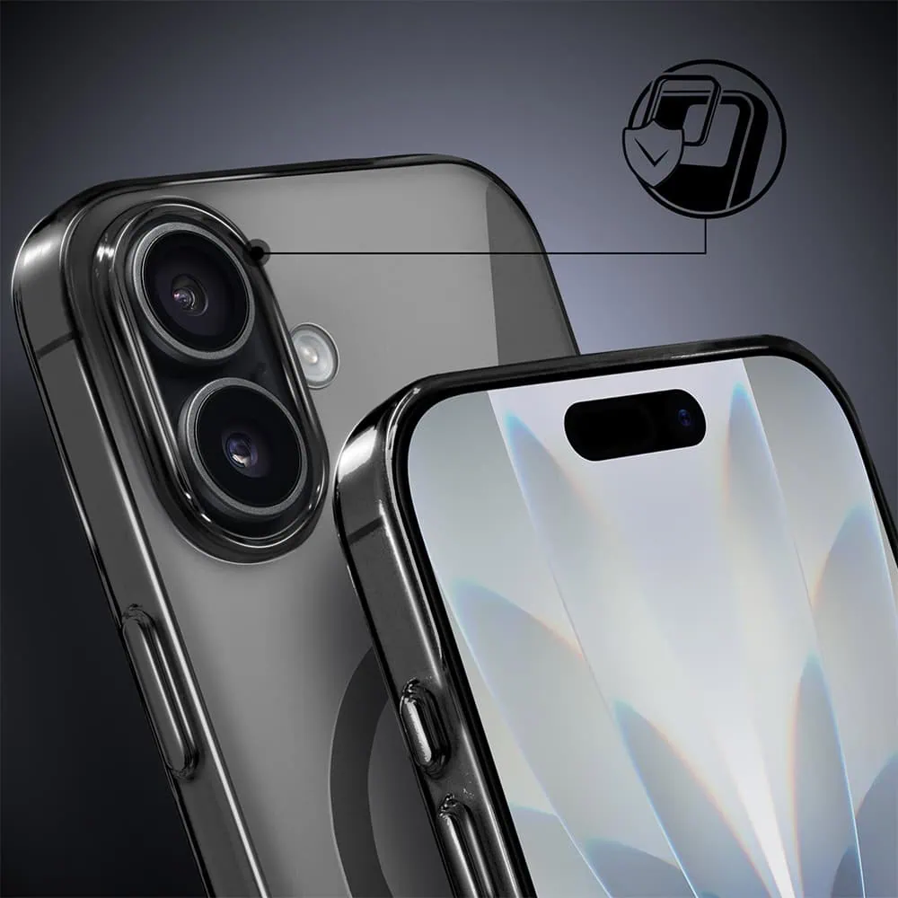 Etui do iPhone 17 Prisma Slim z MagSafe, cienkie z twardym tyłem, czarne (1)