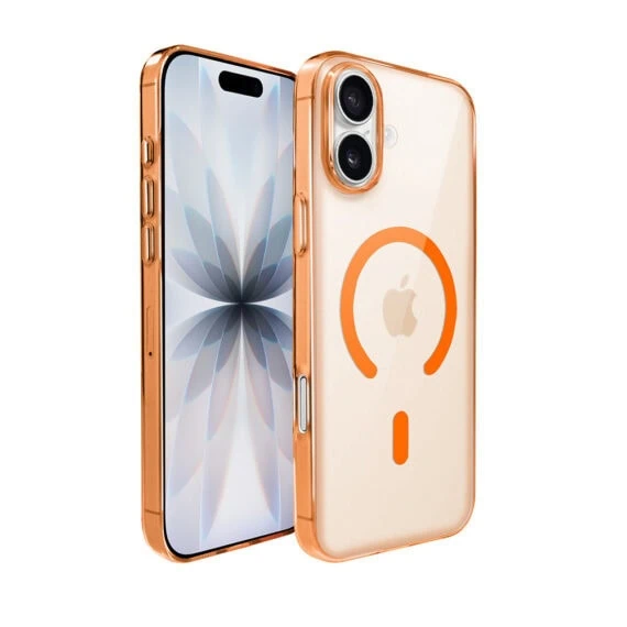 Etui do iPhone 17 Prisma Slim z MagSafe, cienkie z twardym tyłem, pomarańczowe (2)