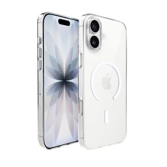 Etui do iPhone 17 Prisma Slim z MagSafe, cienkie z twardym tyłem, przeźroczyste (8)