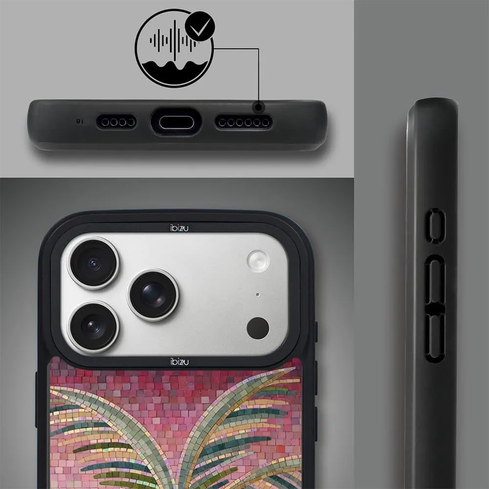 Etui do iPhone 17 Pro IBIZU DropGuard Matt z MagSafe, RIVIERA, Modern Classics, Kalabryjska Palma (7)