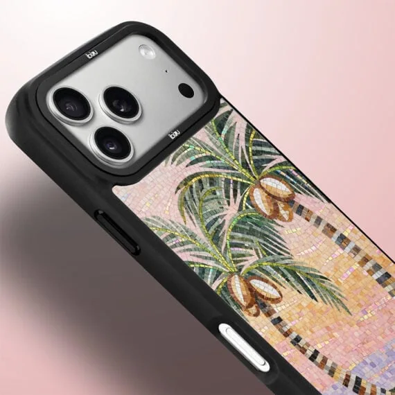 Etui do iPhone 17 Pro IBIZU DropGuard Matt z MagSafe, RIVIERA, Modern Classics, Sycylijska palma (5)