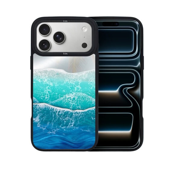 Etui do iPhone 17 Pro IBIZU DropGuard Matt z MagSafe, RIVIERA, Reflect, Szafirowy ocean (1)
