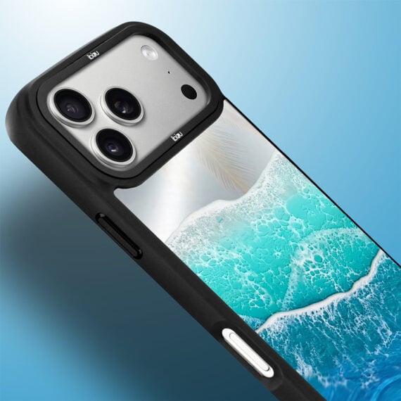 Etui do iPhone 17 Pro IBIZU DropGuard Matt z MagSafe, RIVIERA, Reflect, Szafirowy ocean (5)