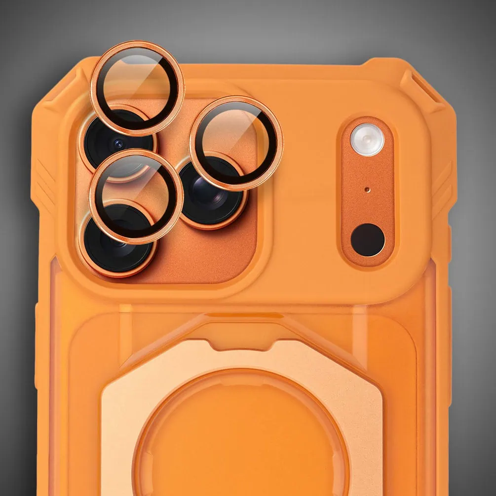 Etui do iPhone 17 Pro Max Hex Armor Stand, z MagSafe i podstawką, pomarańczowe9