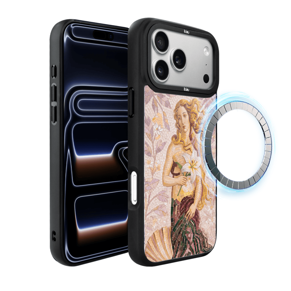 Etui do iPhone 17 Pro Max IBIZU DropGuard Matt z MagSafe, RIVIERA, Modern Classics, Narodziny Wenus (7)