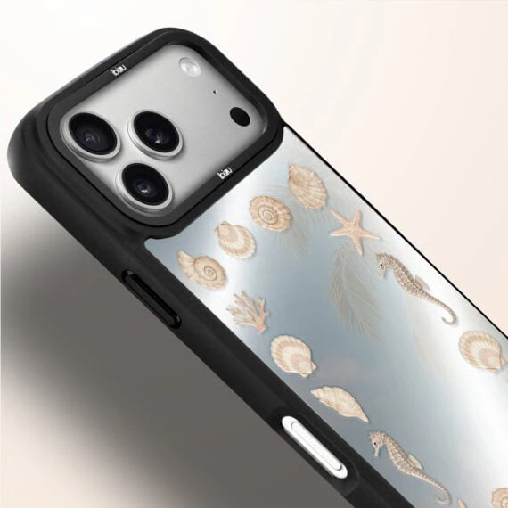 Etui do iPhone 17 Pro Max IBIZU DropGuard Matt z MagSafe, RIVIERA, Reflect, Muszelkowe lustro (4)