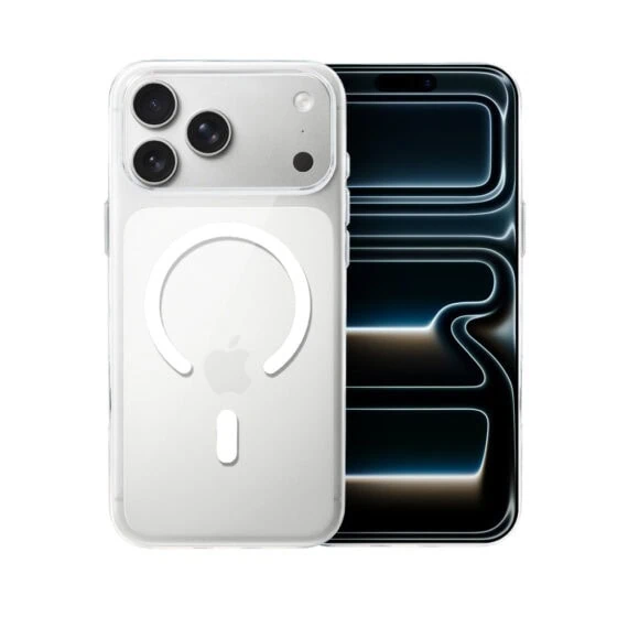 Etui do iPhone 17 Pro Prisma Slim z MagSafe, cienkie z twardym tyłem, przeźroczyste1
