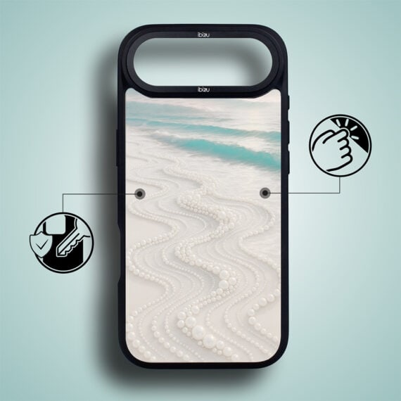 Etui do iPhone Air IBIZU DropGuard Matt z MagSafe, RIVIERA, Amalfi, Koralowa plaża (3)