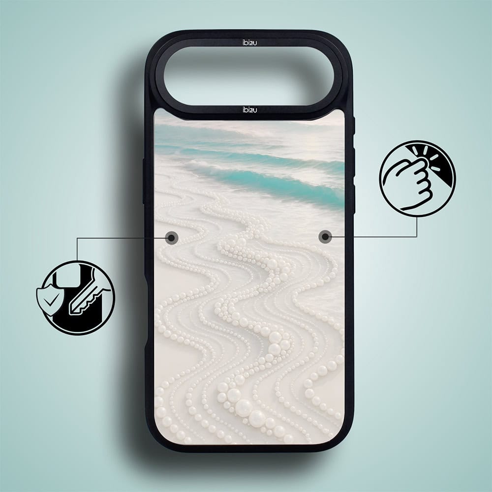 Etui do iPhone Air IBIZU DropGuard Matt z MagSafe, RIVIERA, Amalfi, Koralowa plaża (3)