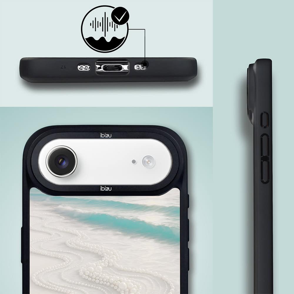 Etui do iPhone Air IBIZU DropGuard Matt z MagSafe, RIVIERA, Amalfi, Koralowa plaża (7)
