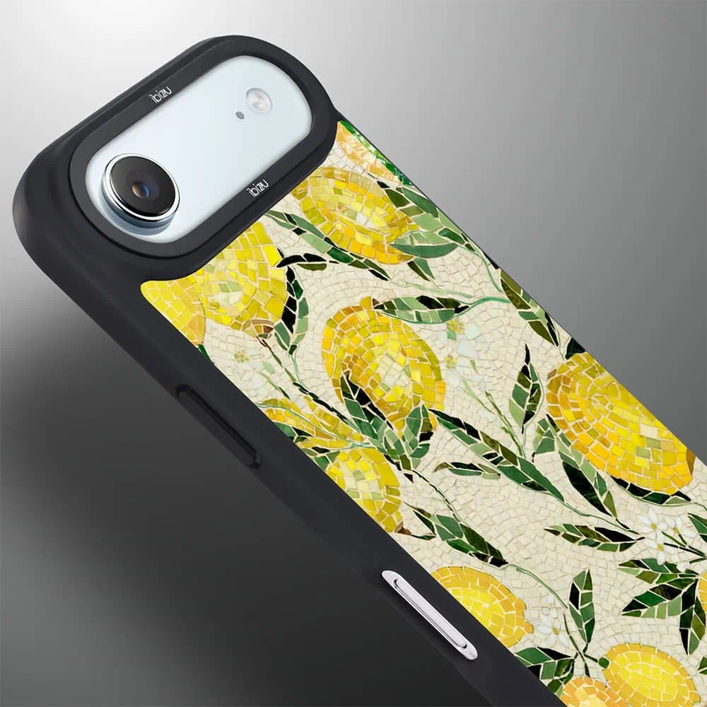 Etui do iPhone Air IBIZU DropGuard Matt z MagSafe, RIVIERA, Modern Classics, Cytrynowe gaje (5)