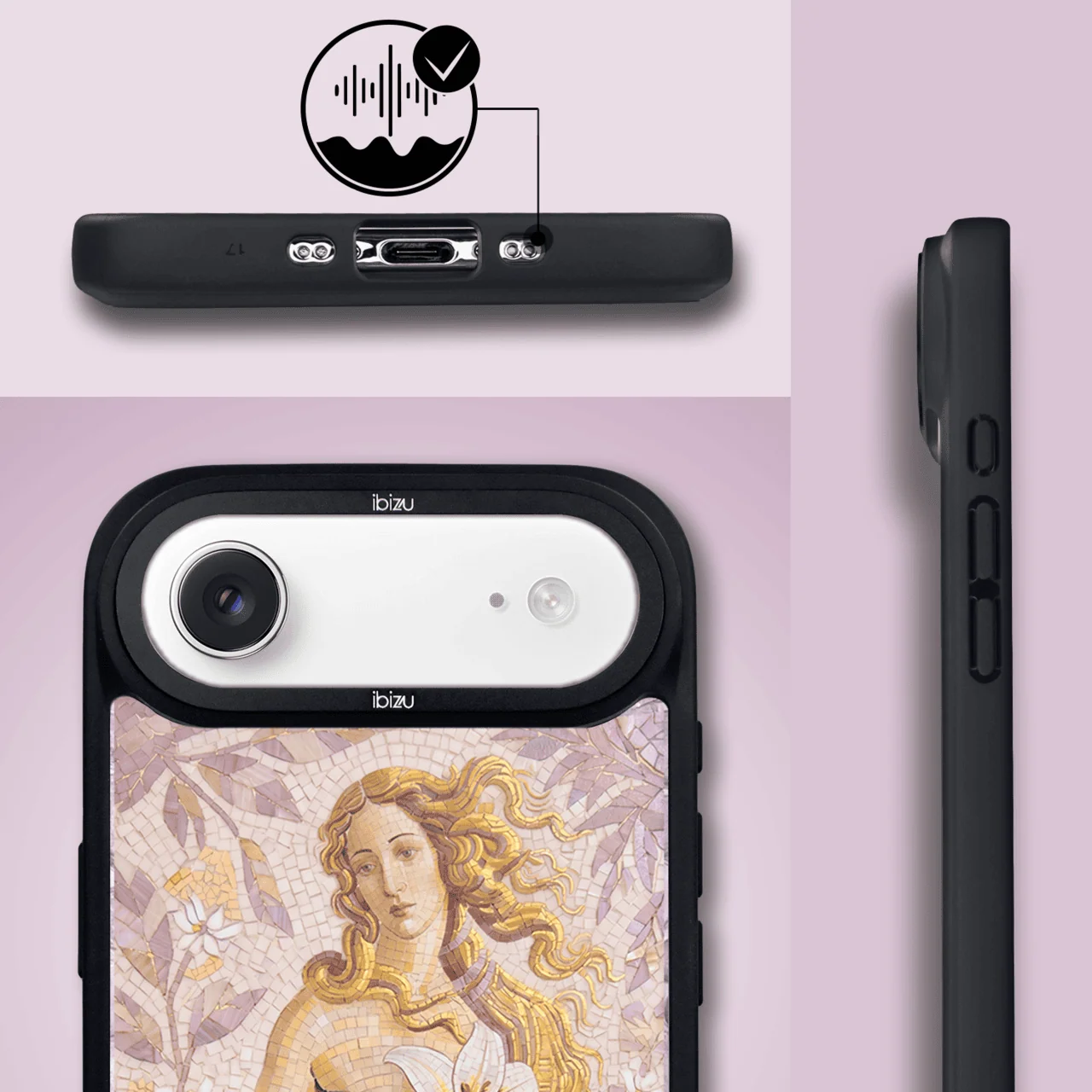 Etui do iPhone Air IBIZU DropGuard Matt z MagSafe, RIVIERA, Modern Classics, Narodziny Wenus (2)