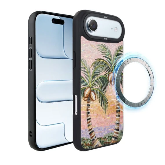 Etui do iPhone Air IBIZU DropGuard Matt z MagSafe, RIVIERA, Modern Classics, Sycylijska palma (2)