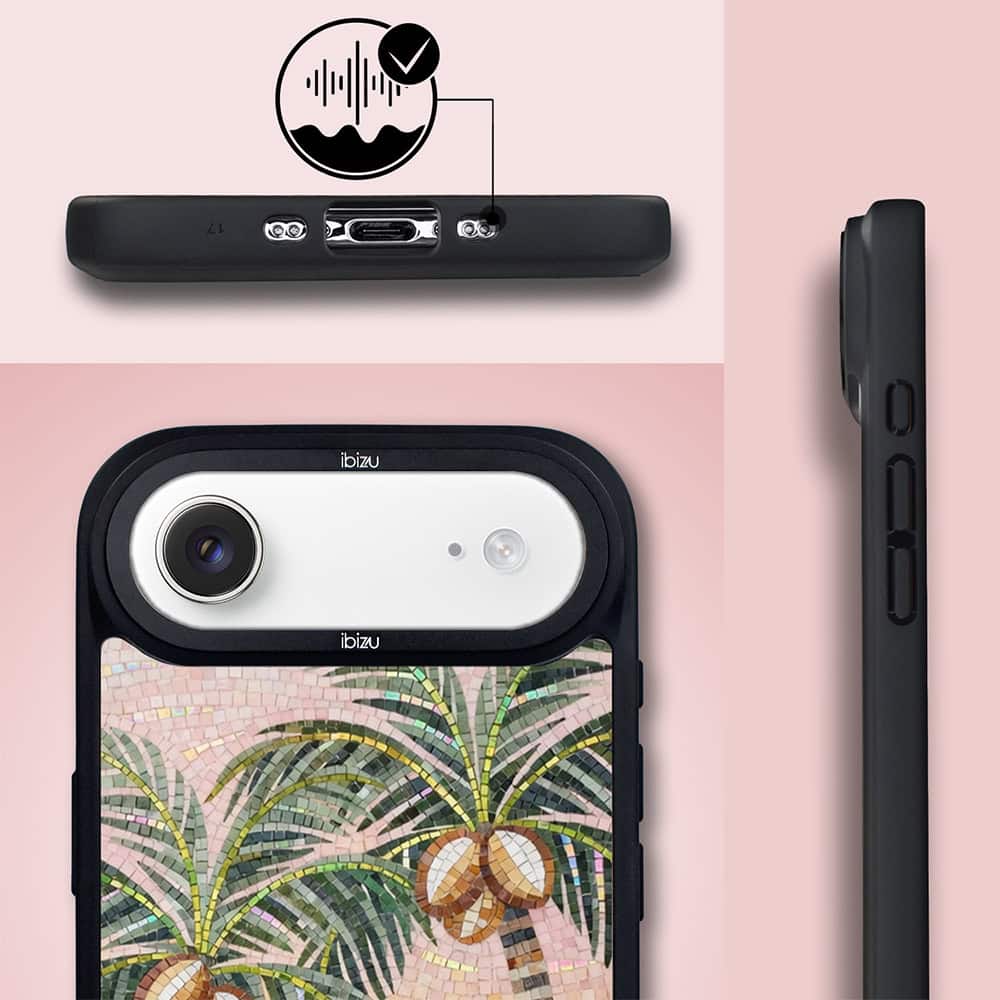 Etui do iPhone Air IBIZU DropGuard Matt z MagSafe, RIVIERA, Modern Classics, Sycylijska palma (7)