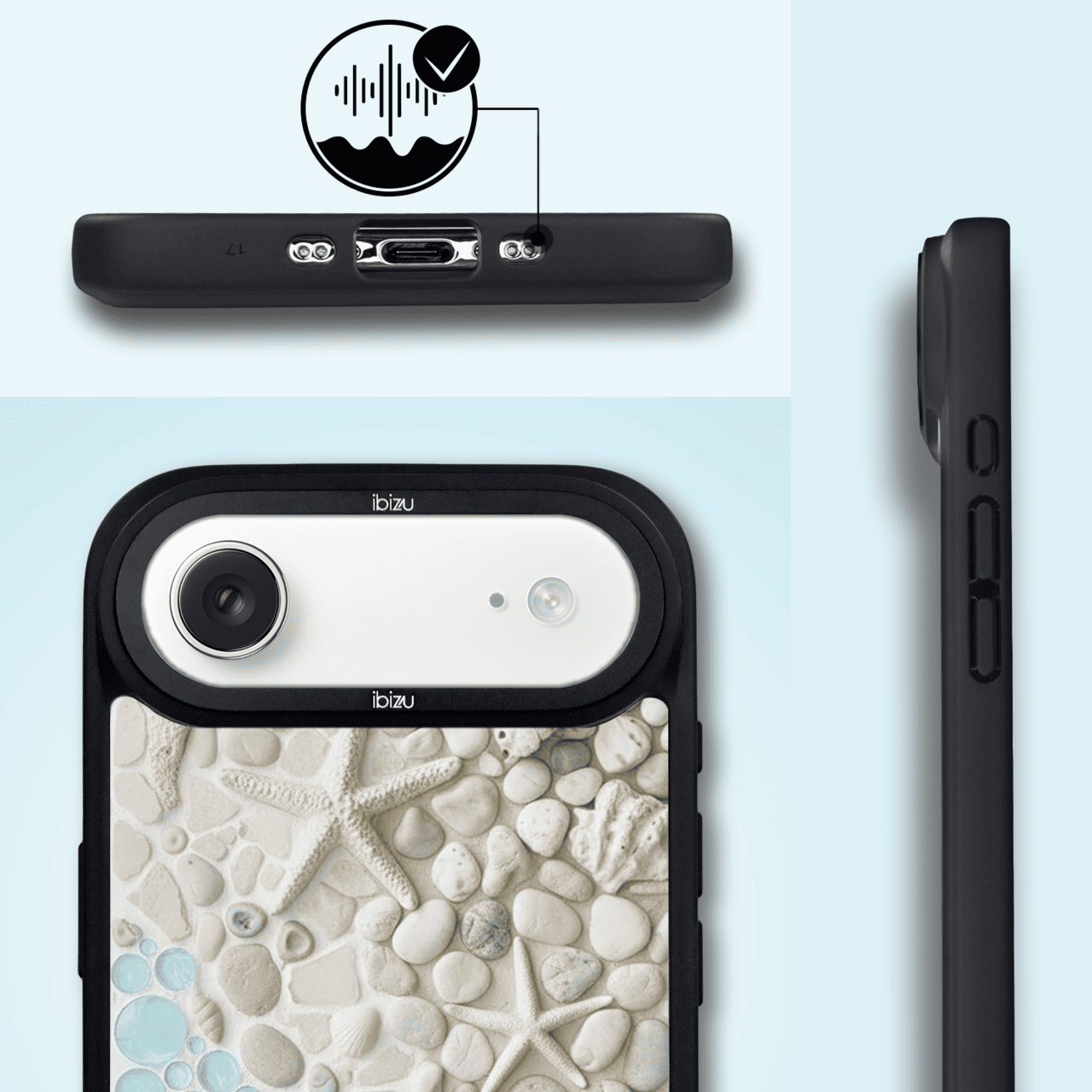 Etui do iPhone Air IBIZU DropGuard Matt z MagSafe, RIVIERA, Moderns Classics, Rajska Zatoczka (2)