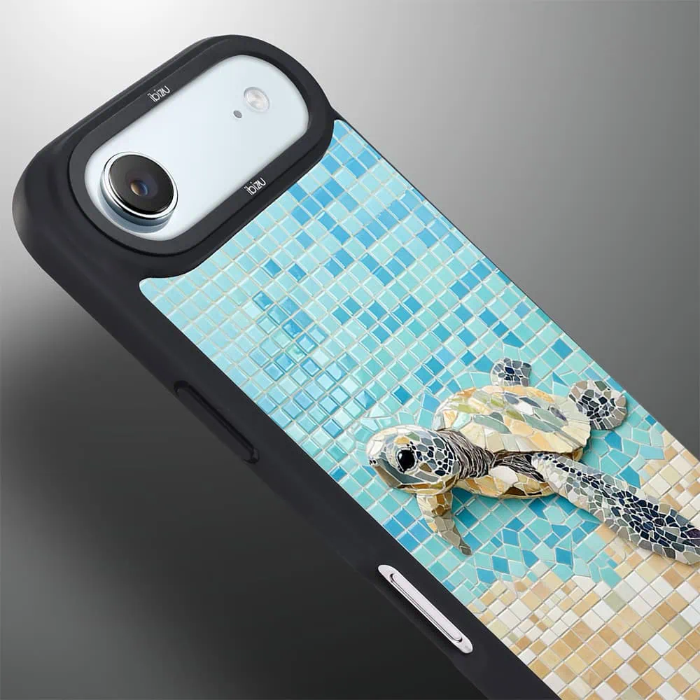 Etui do iPhone Air IBIZU DropGuard Matt z MagSafe, RIVIERA, Moderns Classics, Żółw Caretta (4)
