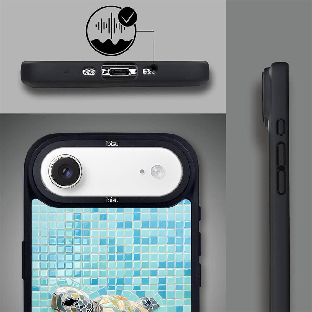 Etui do iPhone Air IBIZU DropGuard Matt z MagSafe, RIVIERA, Moderns Classics, Żółw Caretta (6)