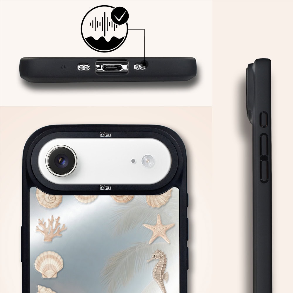 Etui do iPhone Air IBIZU DropGuard Matt z MagSafe, RIVIERA, Reflect, Muszelkowe lustro (2)