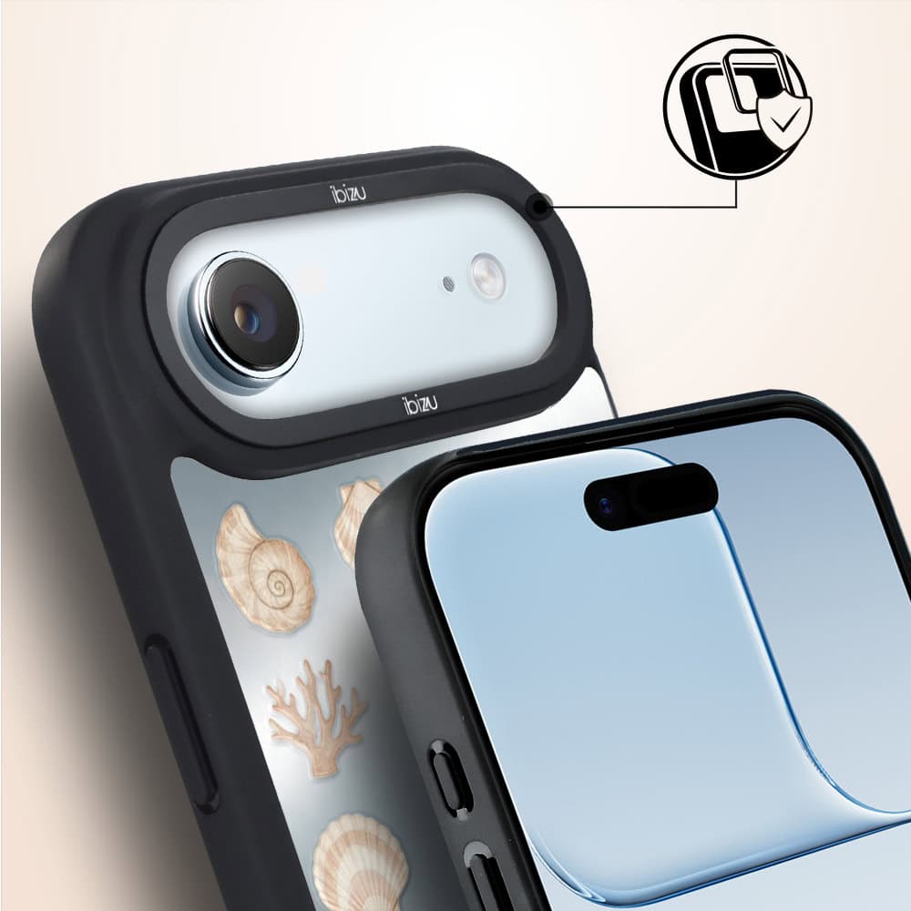 Etui do iPhone Air IBIZU DropGuard Matt z MagSafe, RIVIERA, Reflect, Muszelkowe lustro (3)