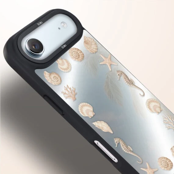 Etui do iPhone Air IBIZU DropGuard Matt z MagSafe, RIVIERA, Reflect, Muszelkowe lustro (4)