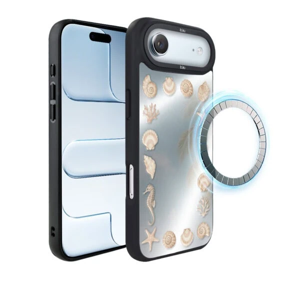 Etui do iPhone Air IBIZU DropGuard Matt z MagSafe, RIVIERA, Reflect, Muszelkowe lustro (7)