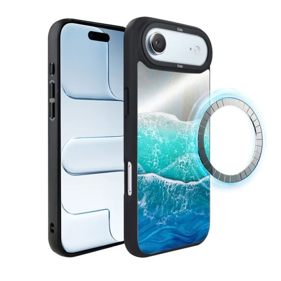Etui do iPhone Air IBIZU DropGuard Matt z MagSafe, RIVIERA, Reflect, Szafirowy ocean (1)
