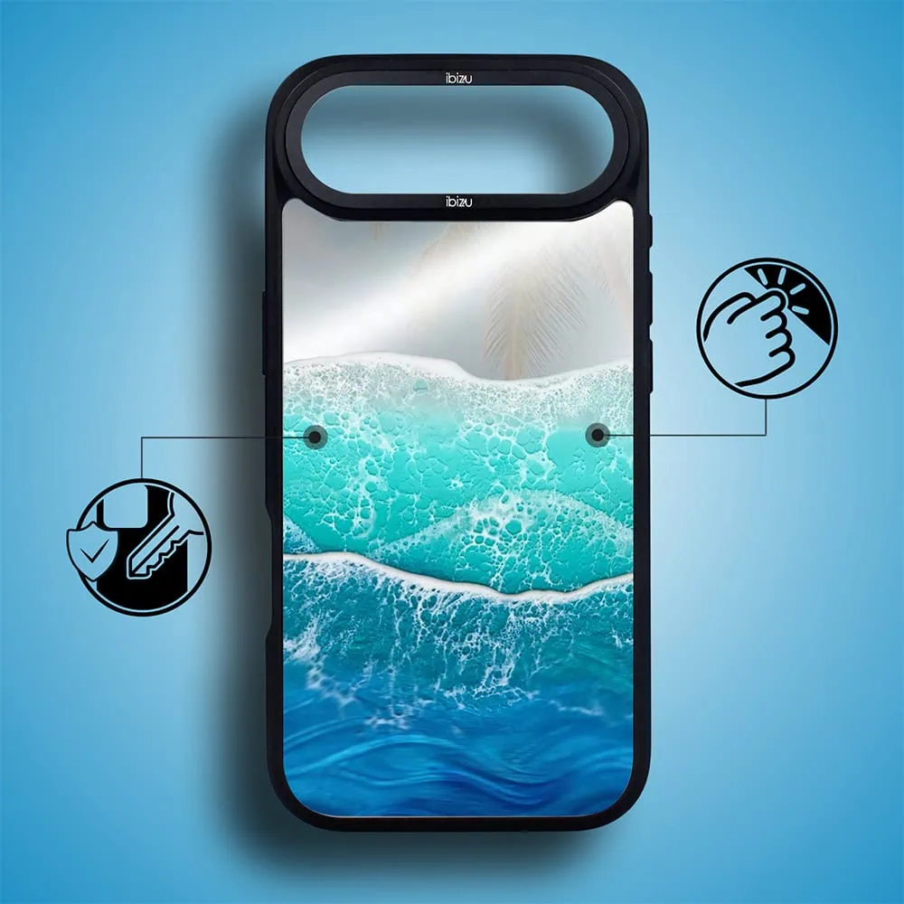 Etui do iPhone Air IBIZU DropGuard Matt z MagSafe, RIVIERA, Reflect, Szafirowy ocean (2)