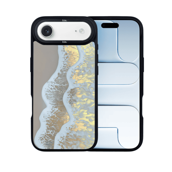 Etui do iPhone Air IBIZU DropGuard Matt z MagSafe, RIVIERA, Reflect, Złote wybrzeże (1)